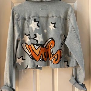Tennessee  Vols hand painted jean jacket